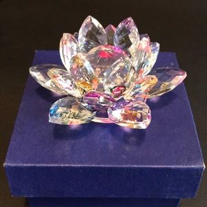 Crystal Lotus Flower Decoration